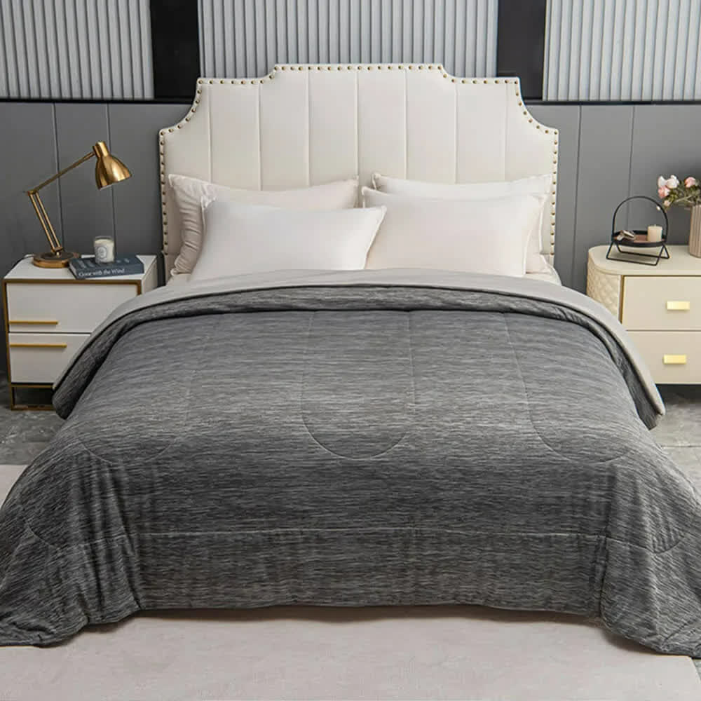 Plafond rafraîchissant double face gris-bleu