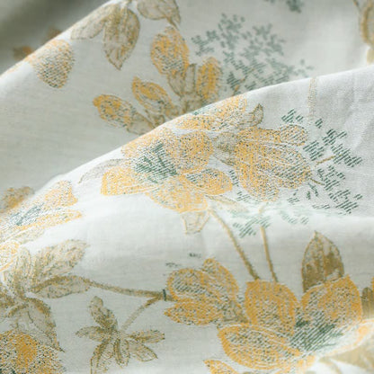 Peignoir unisexe en gaze de coton fleur de pêcher