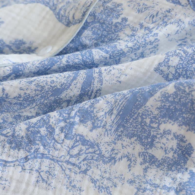 Ensemble de vêtements d'intérieur en coton avec imprimé Tiger Tree