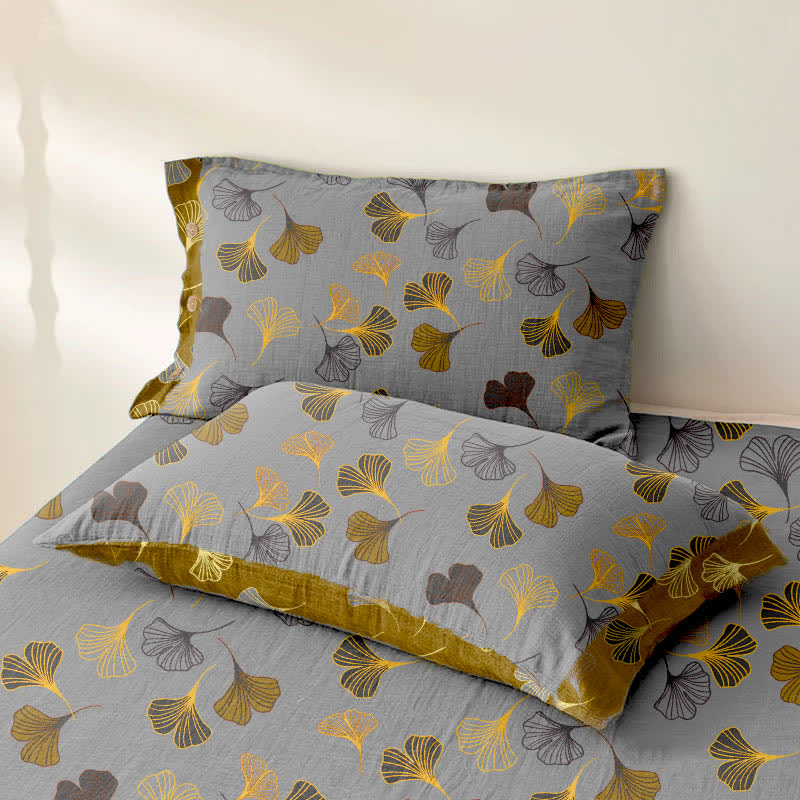 Couvre-lit en gaze de coton jacquard « Ginkgo Biloba » - image 15