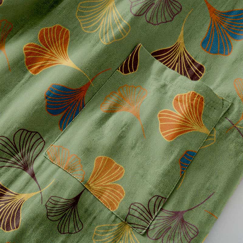 Peignoir kimono en gaze de coton « Ginkgo Biloba » - image 40