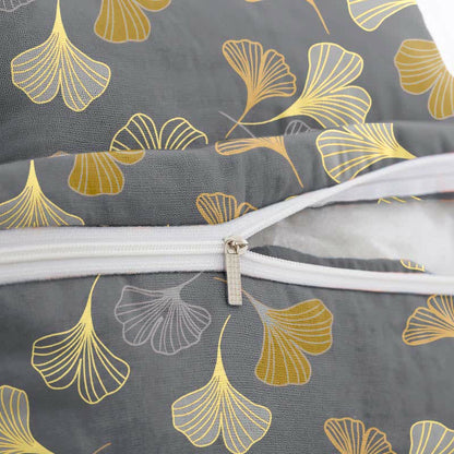 Taies d'oreiller carrées en jacquard de coton Ginkgo Biloba (2 pièces) - image 31