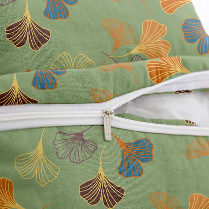 Taies d'oreiller carrées en jacquard de coton Ginkgo Biloba (2 pièces) - image 19