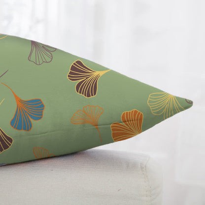 Taies d'oreiller carrées en jacquard de coton Ginkgo Biloba (2 pièces) - image 18