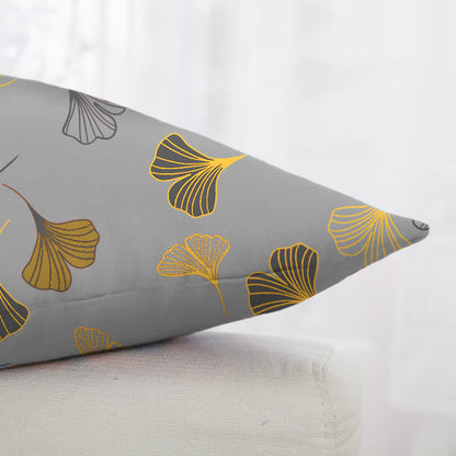 Taies d'oreiller carrées en jacquard de coton Ginkgo Biloba (2 pièces) - image 10