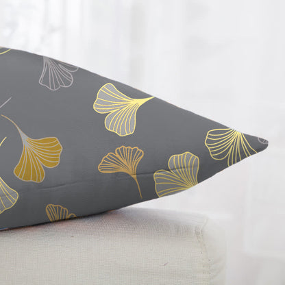 Taies d'oreiller carrées en jacquard de coton Ginkgo Biloba (2 pièces) - image 30