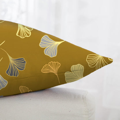 Taies d'oreiller carrées en jacquard de coton Ginkgo Biloba (2 pièces) - image 26