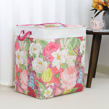 Sac de rangement zippé avec pétales de fleurs - image 3
