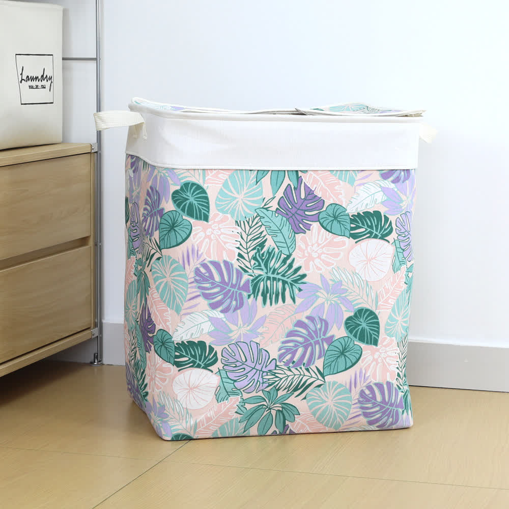 Sac de rangement zippé avec pétales de fleurs - B - 3 PIÈCES - 50 cm x 40 cm x 60 cm - image 7