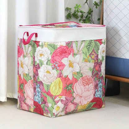 Sac de rangement zippé avec pétales de fleurs - image 5