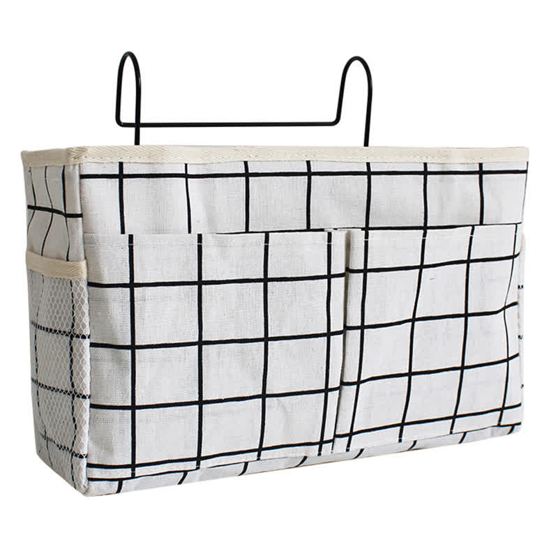 Sac de rangement suspendu pour lits de dortoir - Bloc blanc - 3 PIÈCES - 30 cm x 10 cm x 19 cm - image 12