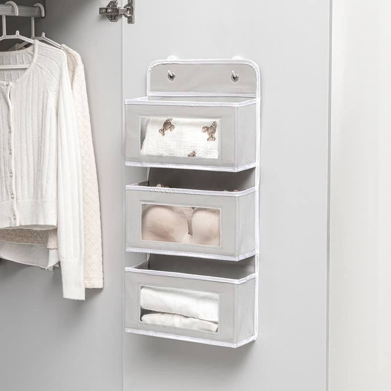 Organisateur de rangement multicouche suspendu pour dortoir - image 3