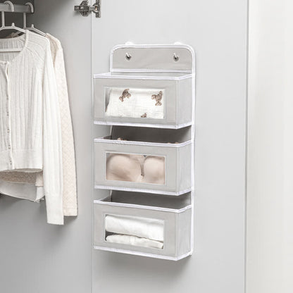 Organisateur de rangement multicouche suspendu pour dortoir - image 3