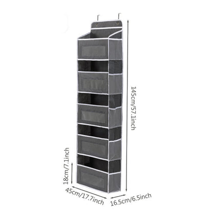 Organisateur de rangement multicouche suspendu pour dortoir - gris foncé - 3 PIÈCES - 45 cm x 16,5 cm x 145 cm - image 19
