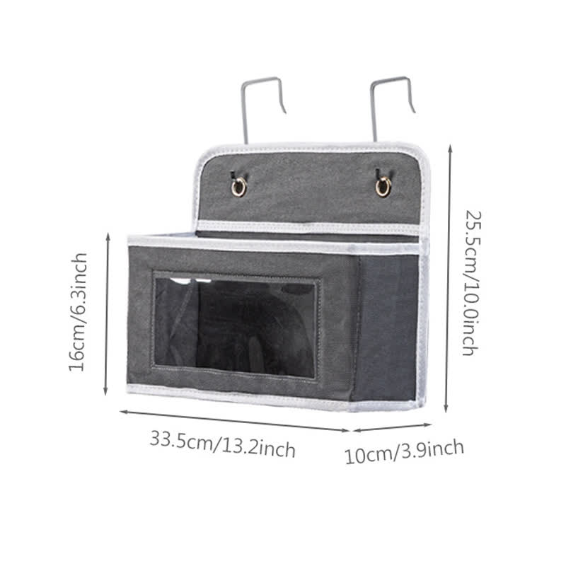 Organisateur de rangement multicouche suspendu pour dortoir - gris foncé - 3 PIÈCES - 33,5 cm x 10 cm x 25,5 cm - image 17