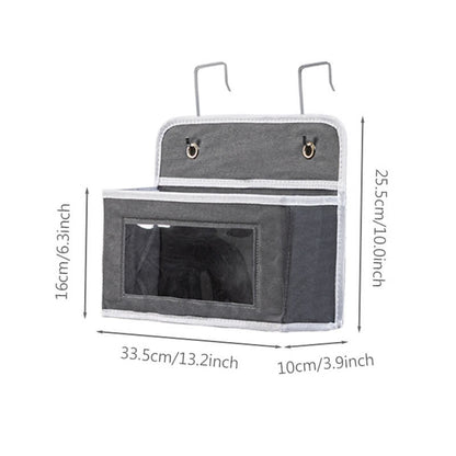 Organisateur de rangement multicouche suspendu pour dortoir - gris foncé - 3 PIÈCES - 33,5 cm x 10 cm x 25,5 cm - image 17