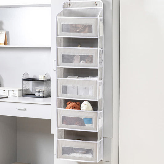 Organisateur de rangement multicouche suspendu pour dortoir - image 1