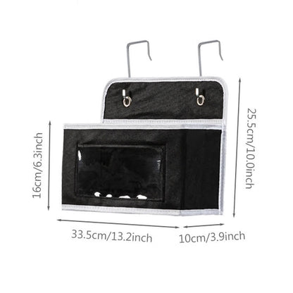 Organisateur de rangement multicouche suspendu pour dortoir - Noir - 3 PIÈCES - 33,5 cm x 10 cm x 25,5 cm - image 13