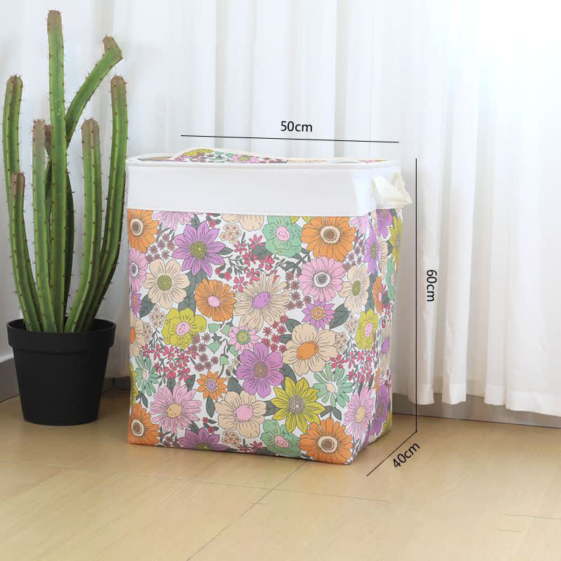 Sac de rangement zippé avec pétales de fleurs - image 10