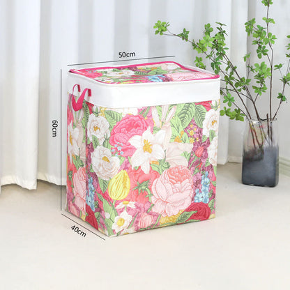 Sac de rangement zippé avec pétales de fleurs - image 6