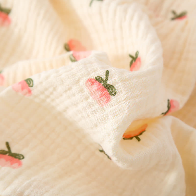 Pyjama à volants en gaze de coton à fleurs de kapok - image 10