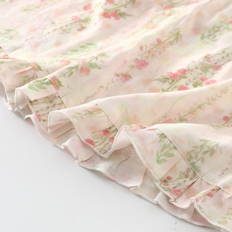Pink Rose – Pyjama sans manches rembourré à volants - image 13