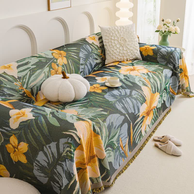Couverture de canapé avec feuille de lys - 180cm x 260cm - image 3