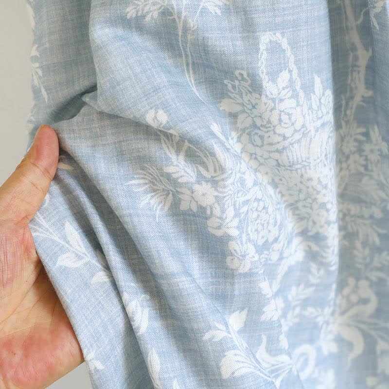 Chemise de nuit caraco en coton rembourré avec nœud rose - image 8