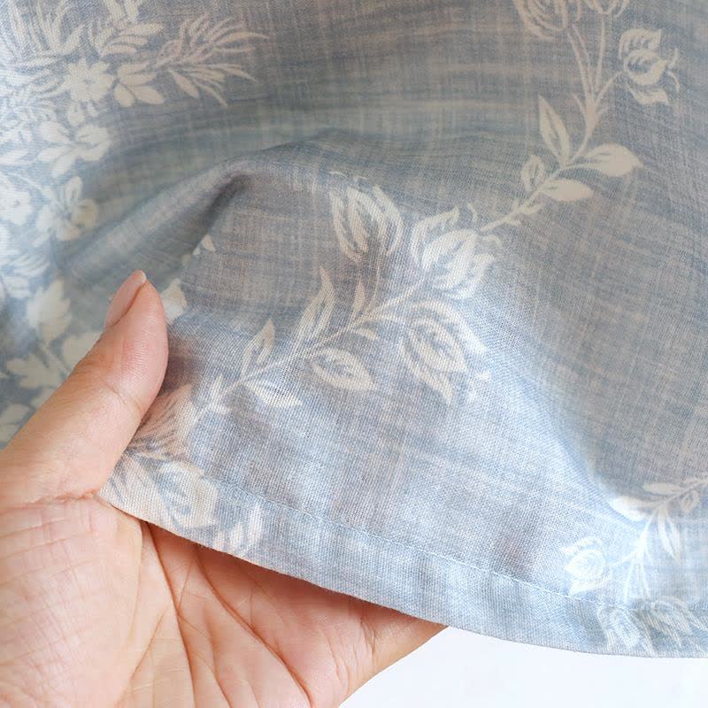 Ensemble pyjama débardeur en coton avec nœud rose - image 11