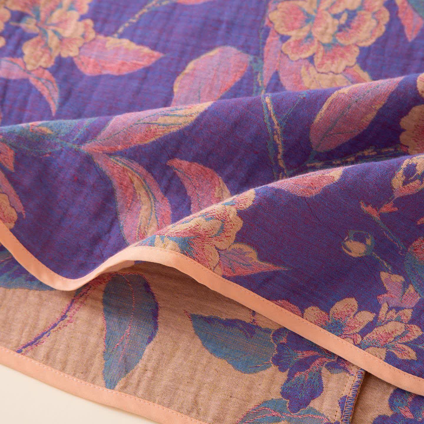 Vêtements de nuit en coton de style oriental avec pivoine et grenade - image 8
