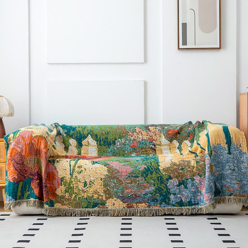Couette florale vintage en coton biologique - image 3