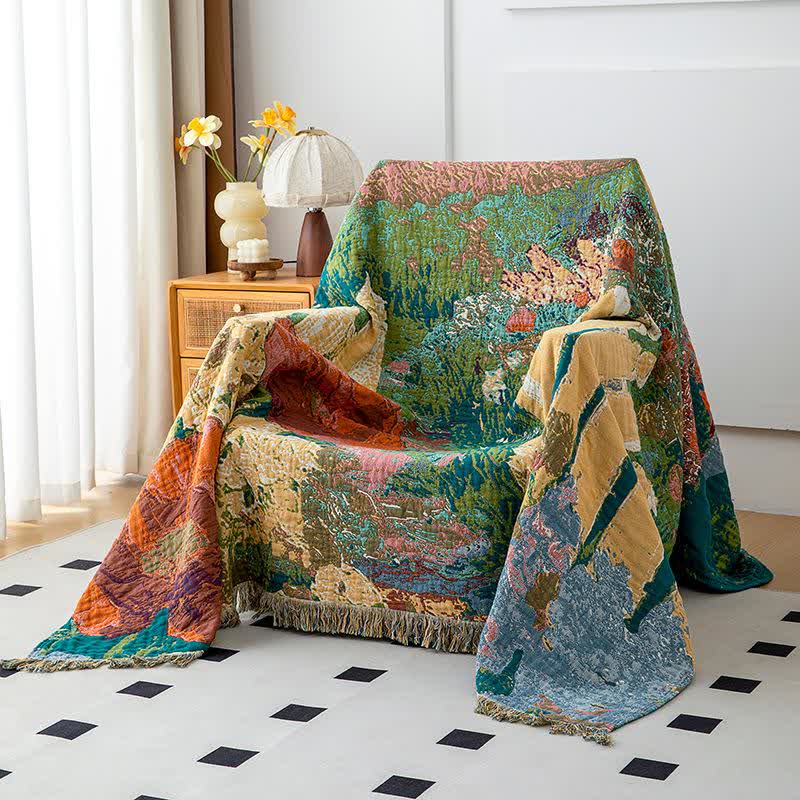 Couette florale vintage en coton biologique - image 4