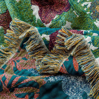 Couette en gaze de coton biologique avec des animaux de la forêt - image 6