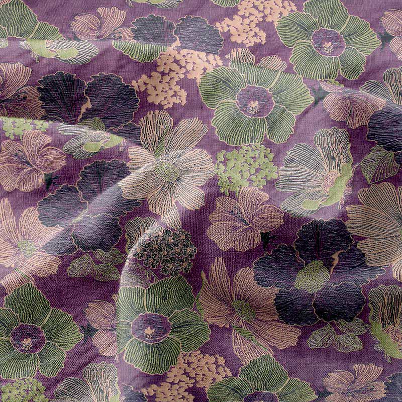 Couvre-lit jacquard en gaze de coton à motif fleur de pêcher - image 4