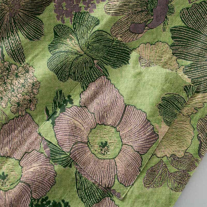 Peignoir kimono en gaze de coton fleur de pêcher - image 10