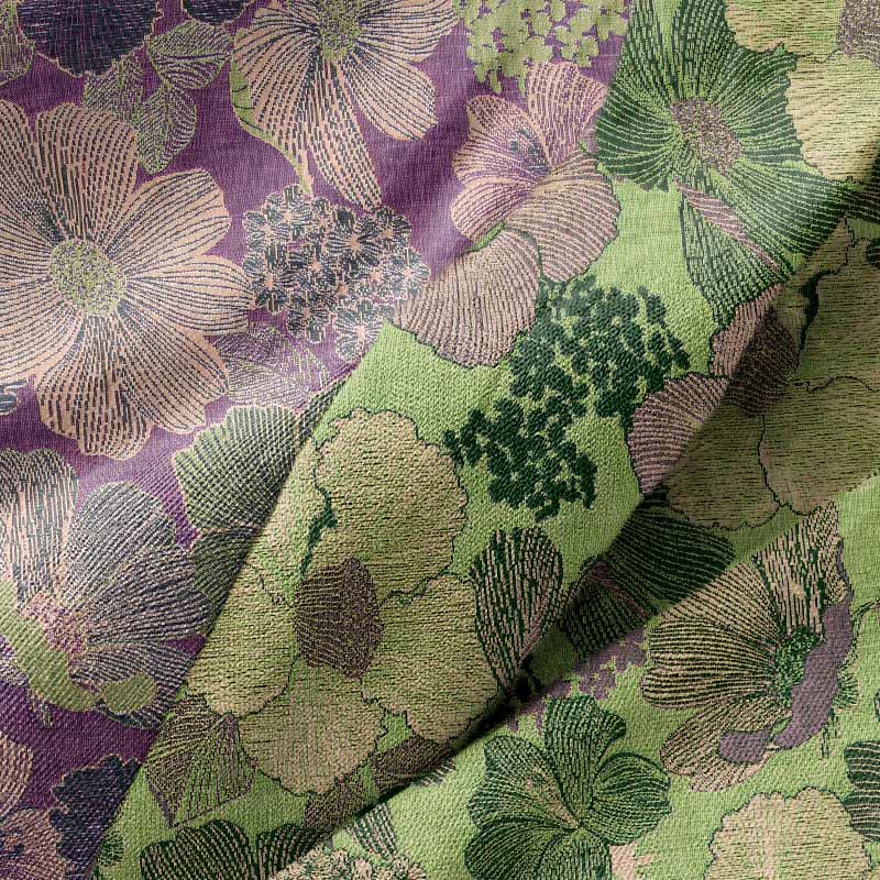 Peignoir kimono en gaze de coton fleur de pêcher - image 4
