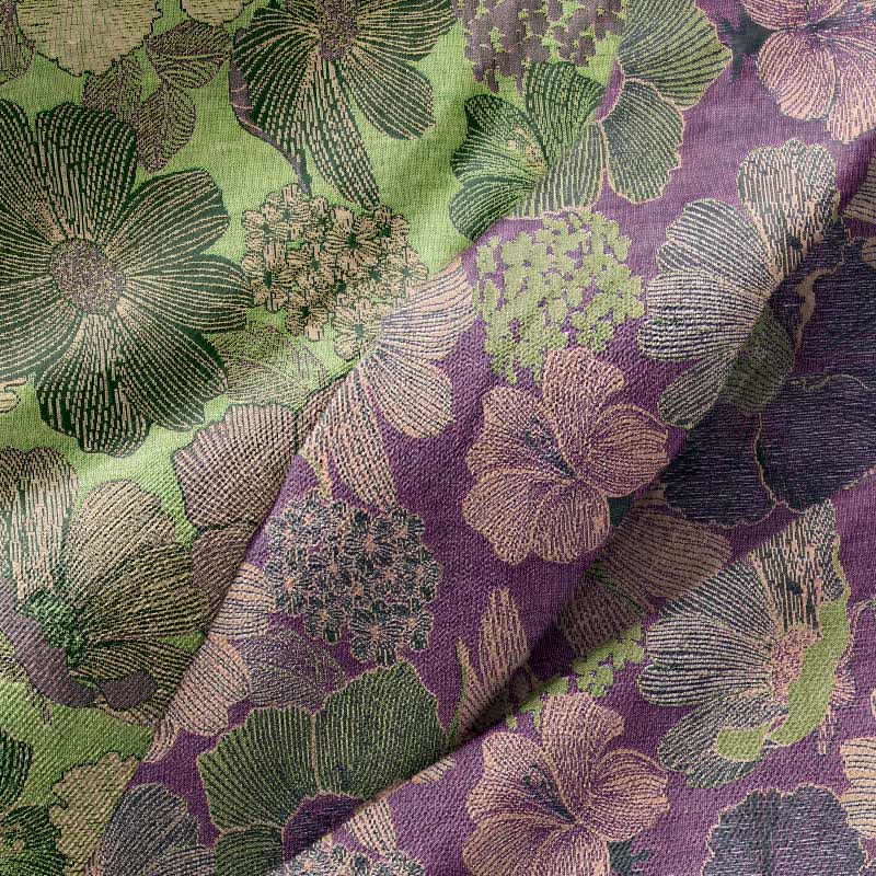 Peignoir kimono en gaze de coton fleur de pêcher - image 9