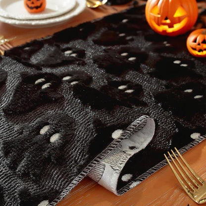 Chemin de table brodé fantôme en peluche d'Halloween - image 14