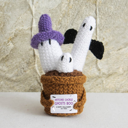 Décoration d'Halloween en pot crochetée - Esprit - 3 PIÈCES - 16*6cm - image 10