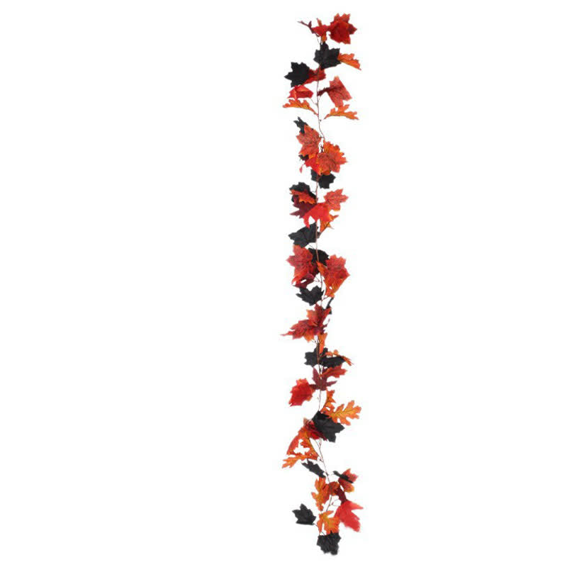 Guirlande de vigne artificielle en feuilles d'érable pour Halloween - image 10