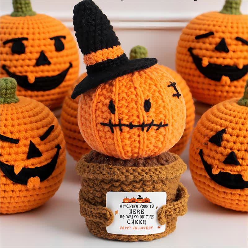 Décoration d'Halloween en pot crochetée - image 4