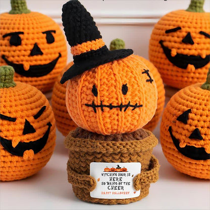 Décoration d'Halloween en pot crochetée - image 4