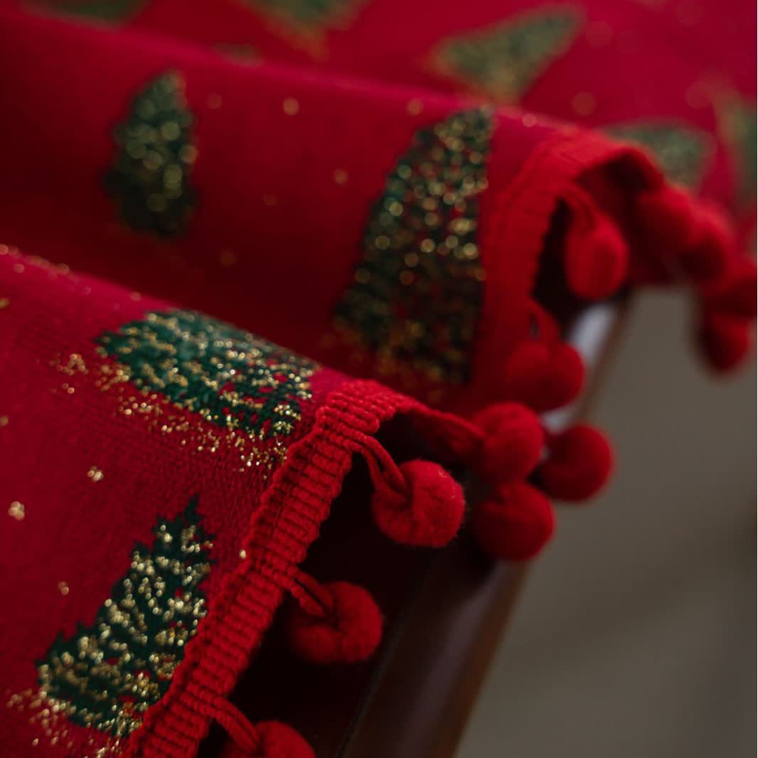 Nappe avec imprimé sapin de Noël - image 5