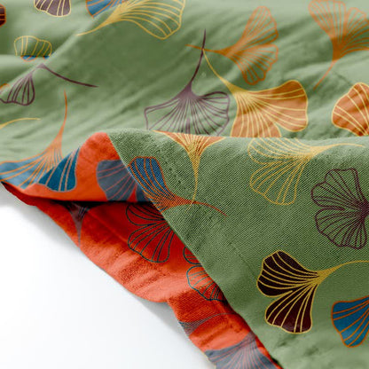 Ensemble kimono loungewear Ginkgo en gaze de coton - image 14
