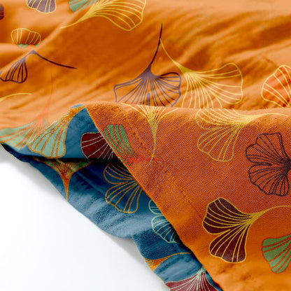 Ensemble kimono loungewear Ginkgo en gaze de coton - image 11