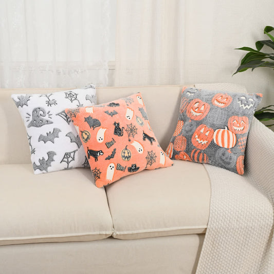 Coussin en flanelle lumineux d'Halloween - image 1