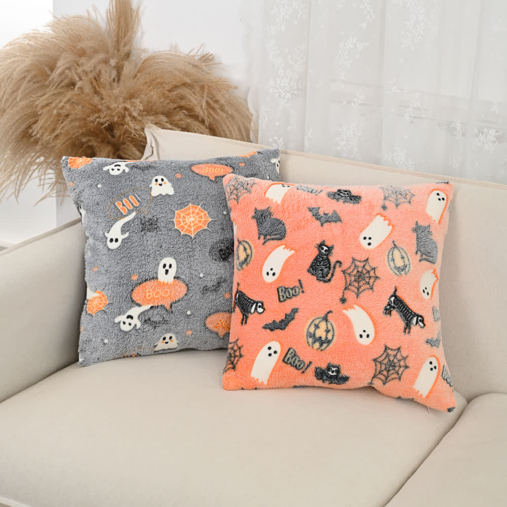 Coussin en flanelle lumineux d'Halloween - image 3