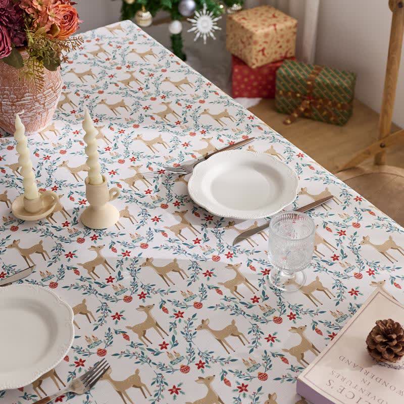 Nappe imperméable à imprimé élan de Noël - image 4