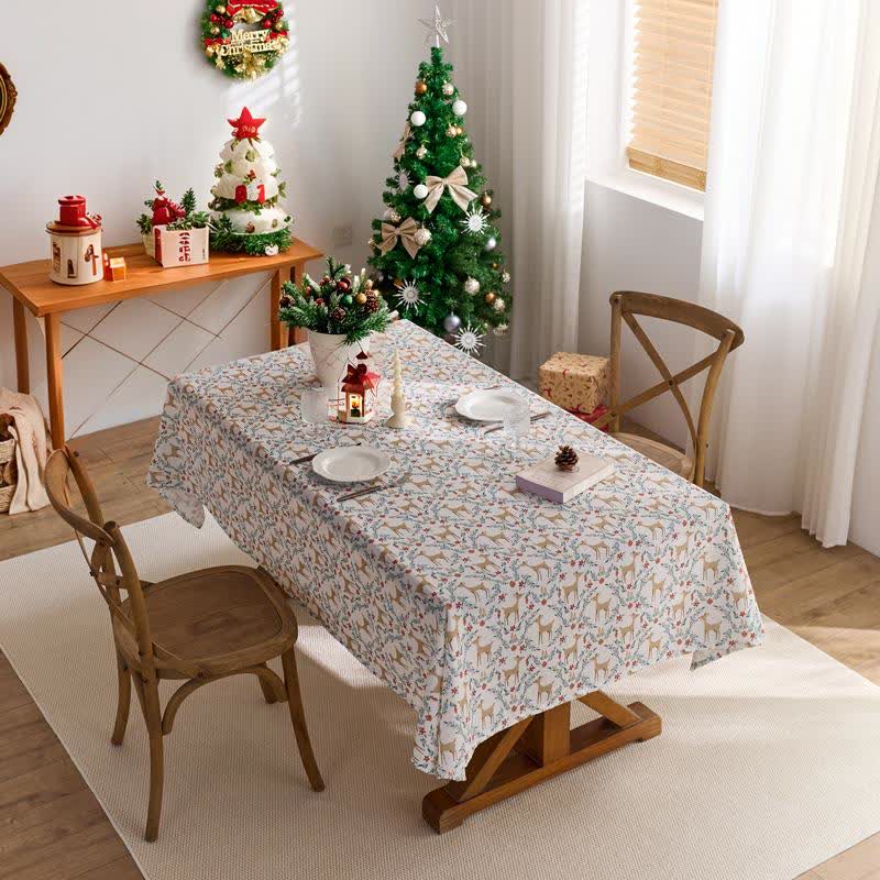 Nappe imperméable à imprimé élan de Noël - image 3