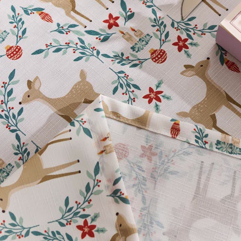 Nappe imperméable à imprimé élan de Noël - image 5